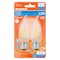 Sylvania Sylvania Natural B10 E26 (Medium) LED Bulb Daylight 40 Watt Equivalence 2 pk 40792 - alternate 1